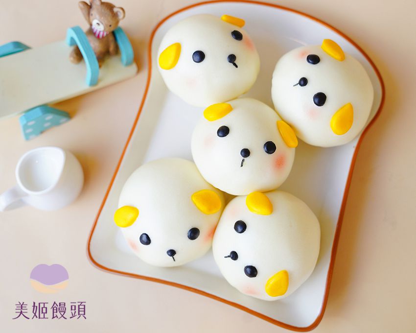美姬饅頭 - 天竺鼠高麗菜造型包子-50g