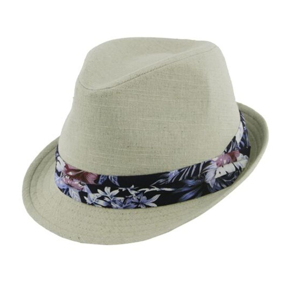 Millymook & Dozer - 熱帶花朵紳士帽 (F：頭圍約54cm)