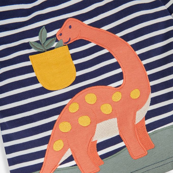 英國 JoJo Maman BeBe - 幼/兒童超優質100%純棉長袖上衣-長頸龍