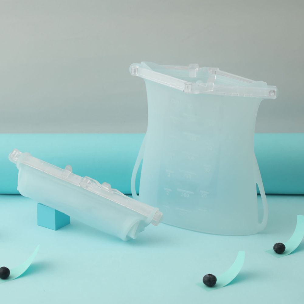 仁舟淨塑 - 矽密袋/食物袋/保鮮袋/舒肥袋 2.0版-莓果藍-1500ml