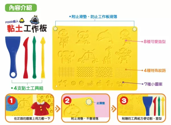 CP值高可重複玩！【風車圖書】造型小麥黏土