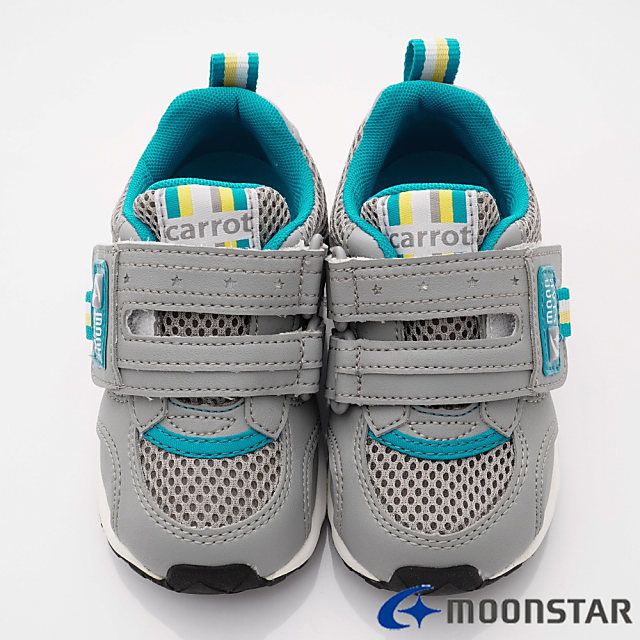 Moonstar日本月星 - 3E速乾機能鞋款(中小童段)-深灰