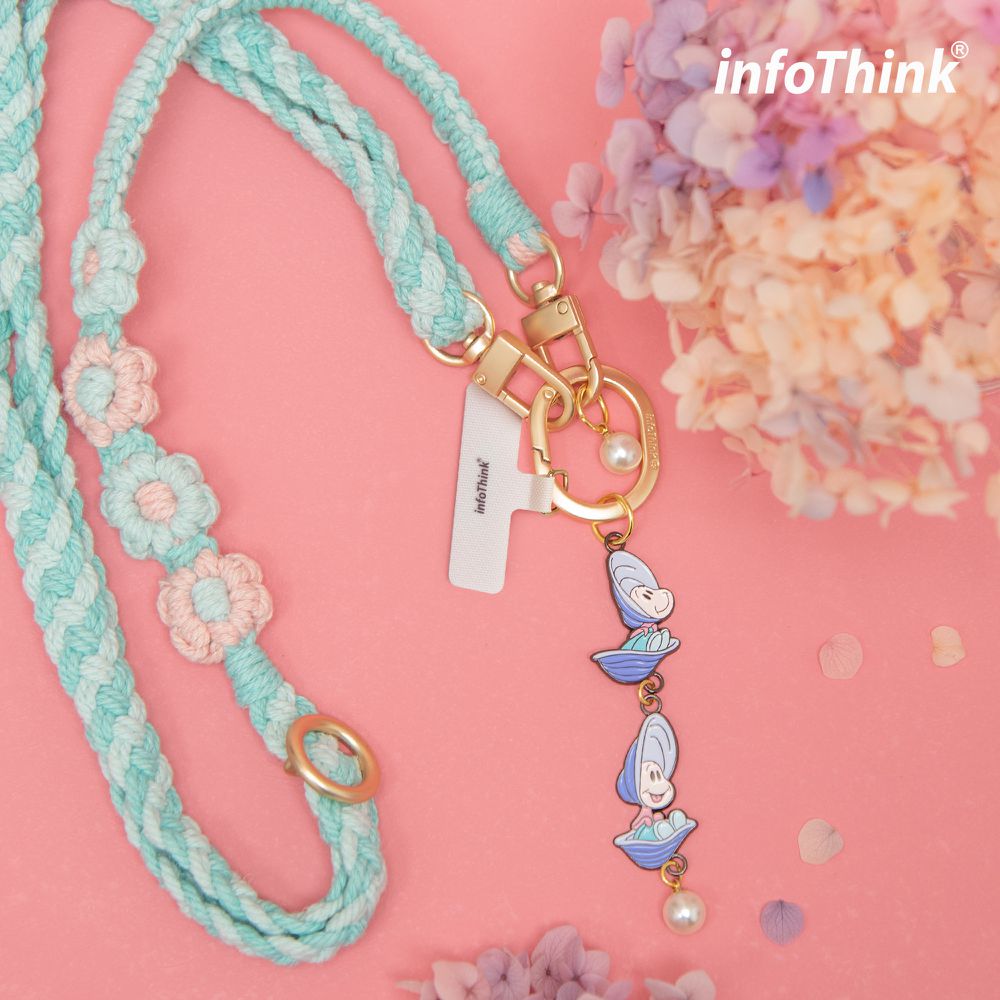 【社群私密價】小牡蠣系列 手機編織頸掛繩