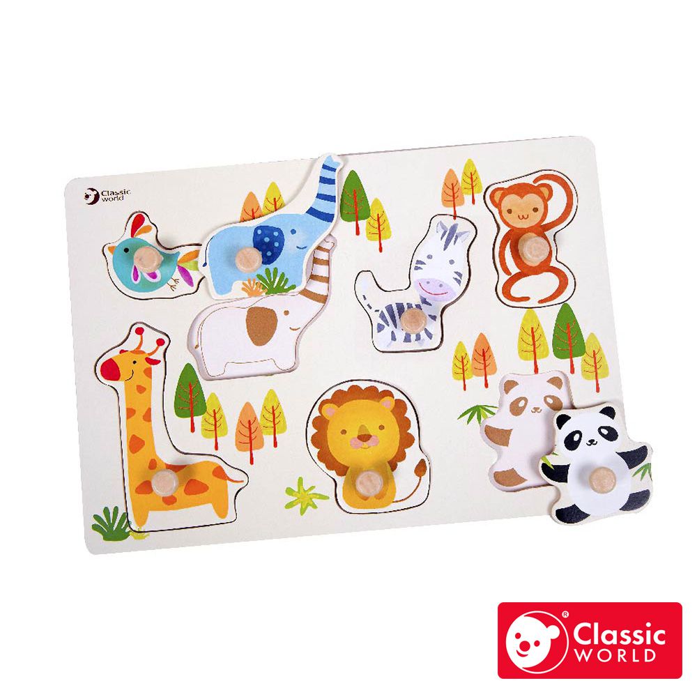 木製手抓板-可愛動物《3617》