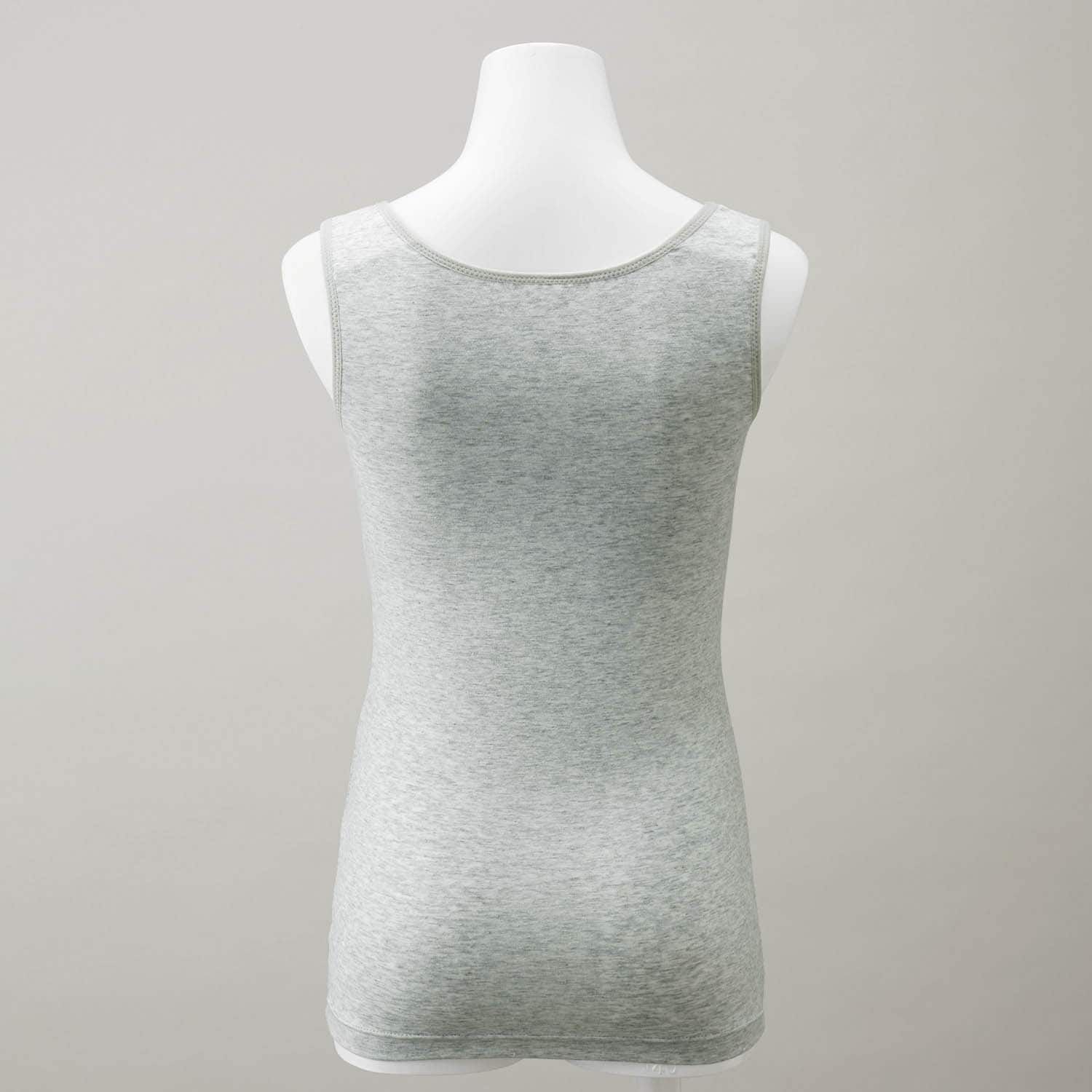 日本 Hummingchouchou - 排汗速乾 附Bra少女成長型內衣/內搭背心-米白