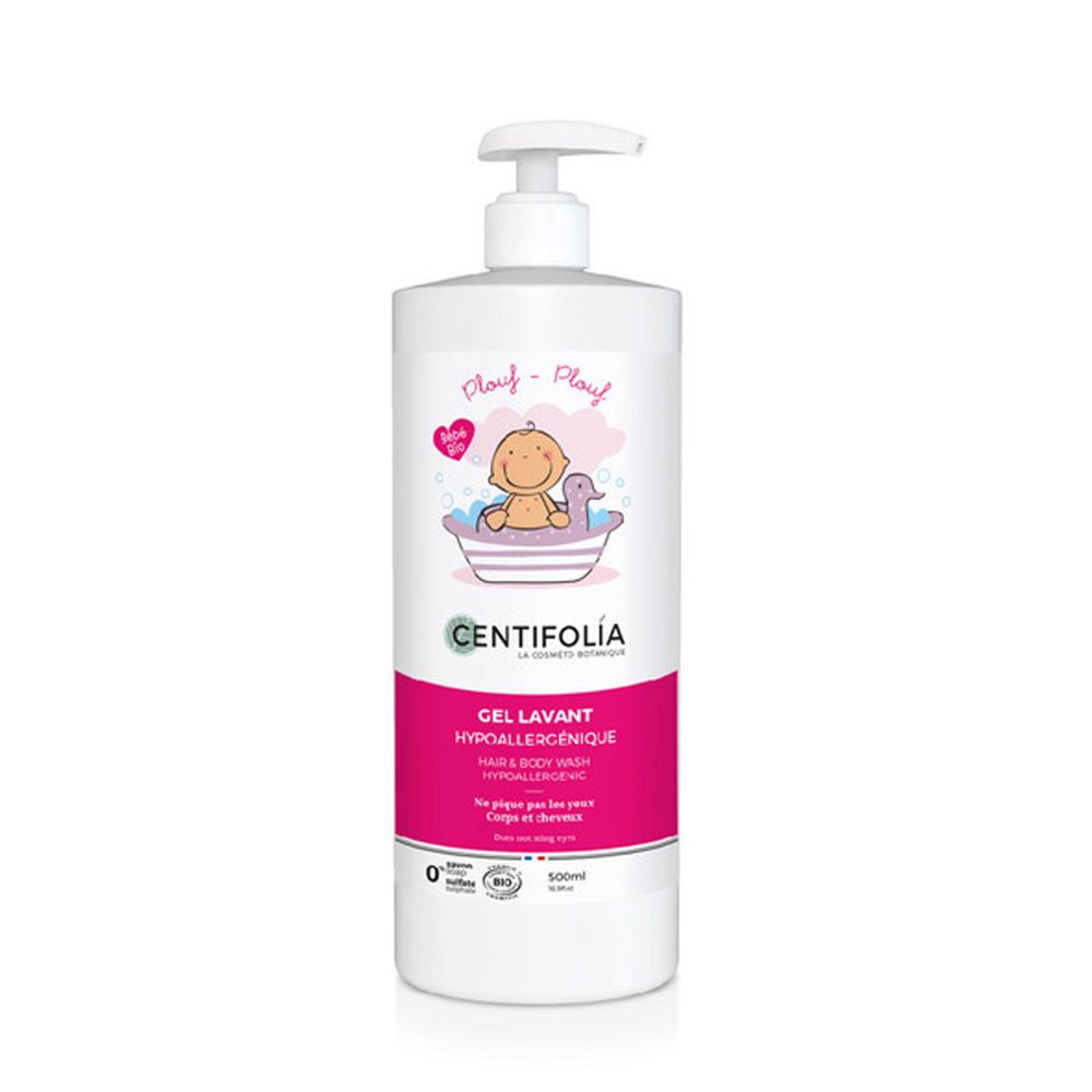 法國貝貝 - 嬰兒系列-嬰幼兒雙用沐浴乳-500ml