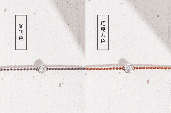 VACANZA - 祈願™｜呷飽睏飽・純銀手鍊-巧克力色