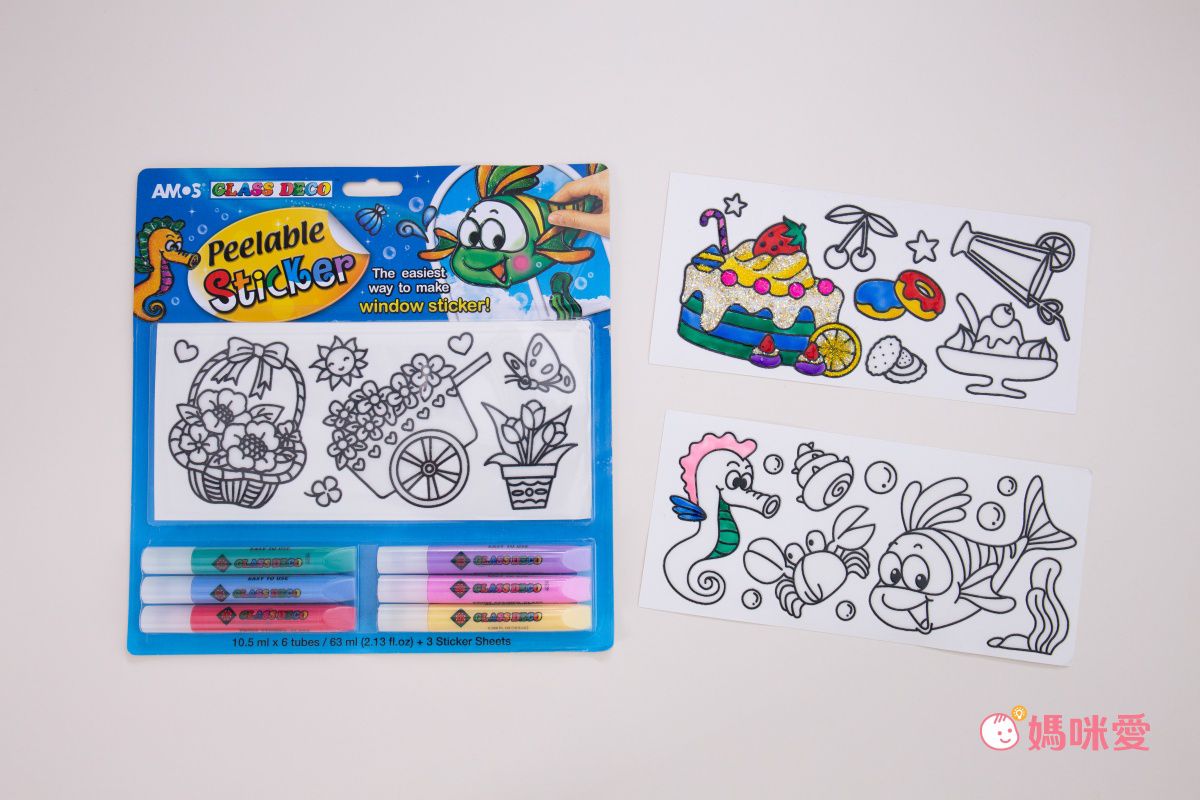 【韓國AMOS】玻璃彩繪膠DIY，零技巧完成夢幻作品