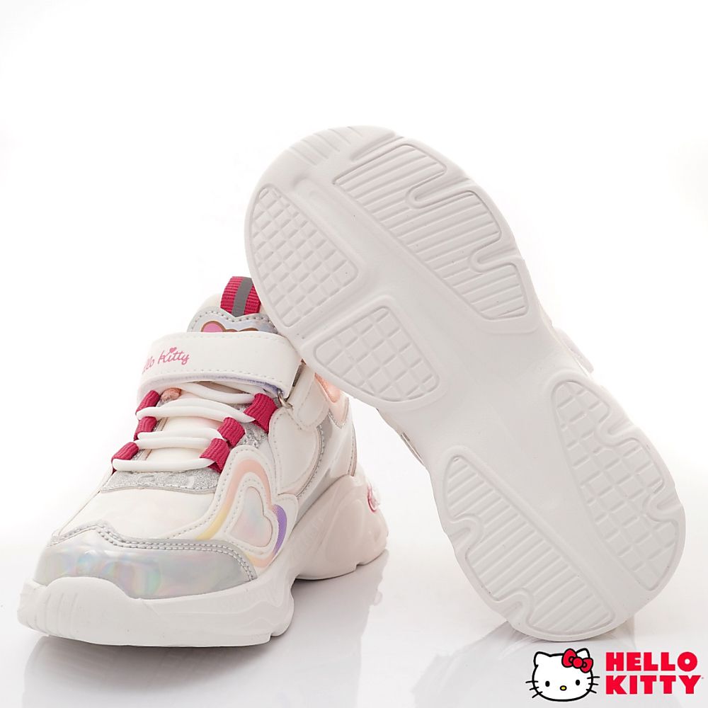 HELLO KITTY-老爹運動童鞋-723207白(中大童段)-運動鞋-白