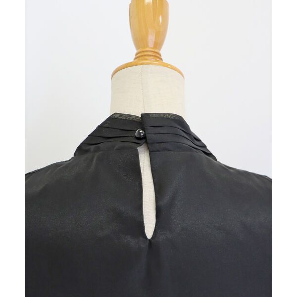 日本 BLUE EAST - 氣質薄紗蝴蝶結泡泡短袖上衣-白