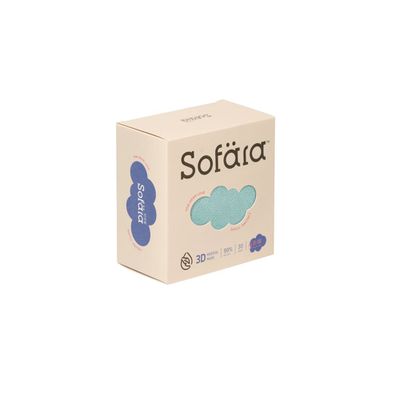 舒芙氧Sofära - 嬰兒3D空氣口罩-綠湖藍款-0-18個月適用-30入/盒