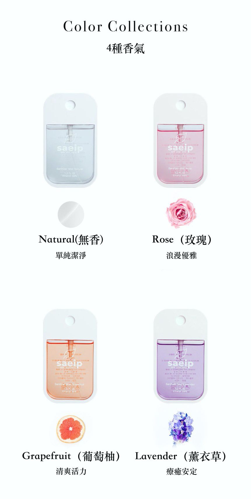 韓國 saeip - 絕美時尚香氛乾洗手-葡萄柚香*1