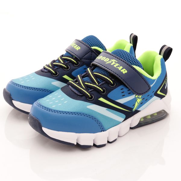 GOODYEAR - 運動童鞋-繽紛氣墊慢跑鞋(中童)-藍