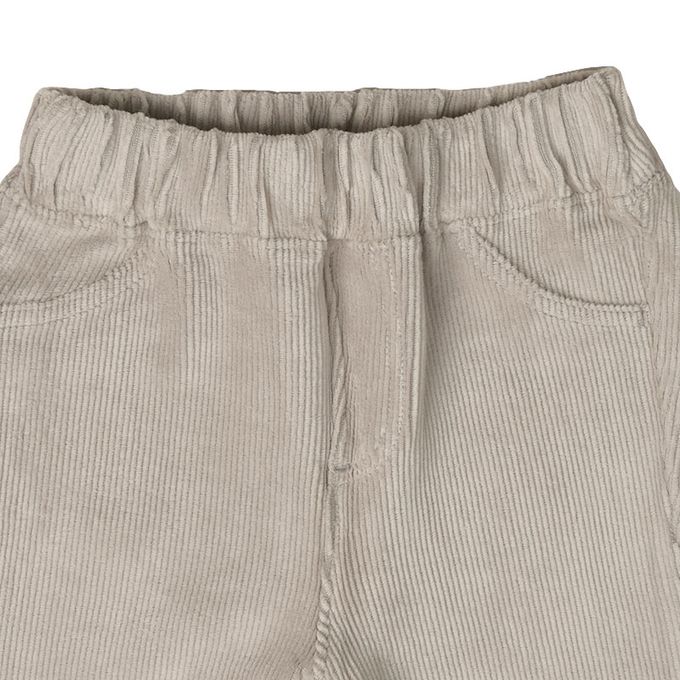 akachan honpo - 10分經典褲-燈心絨-灰色