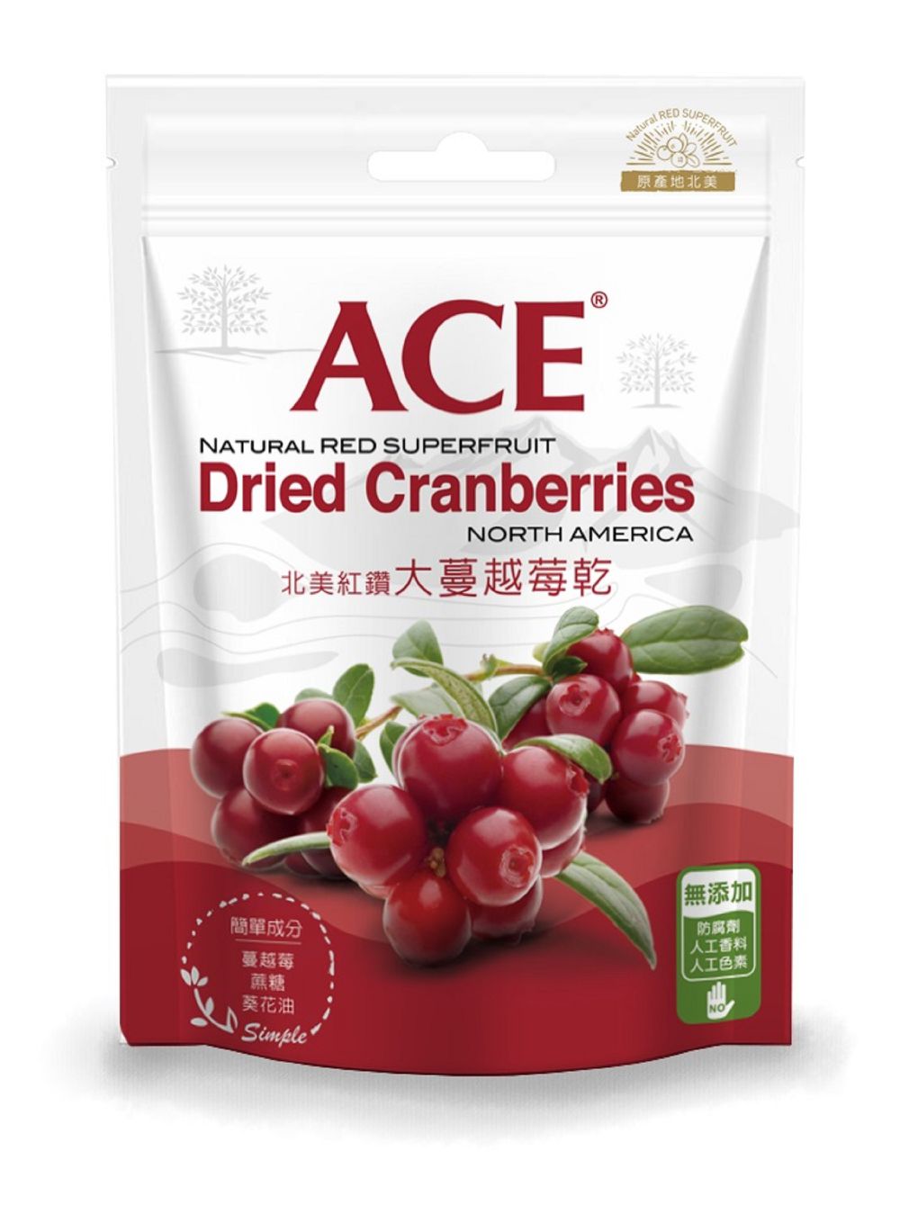 ACE - 大蔓越莓乾-140公克/袋