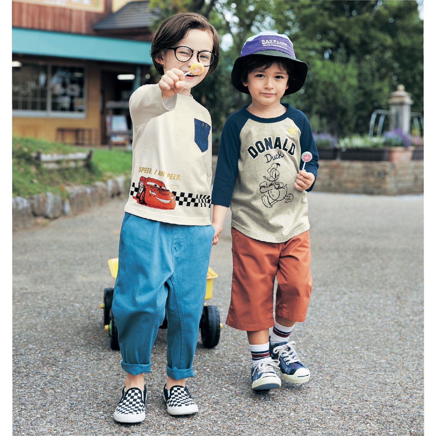 日本千趣會 - 迪士尼純棉長T-艾莎雪花-白