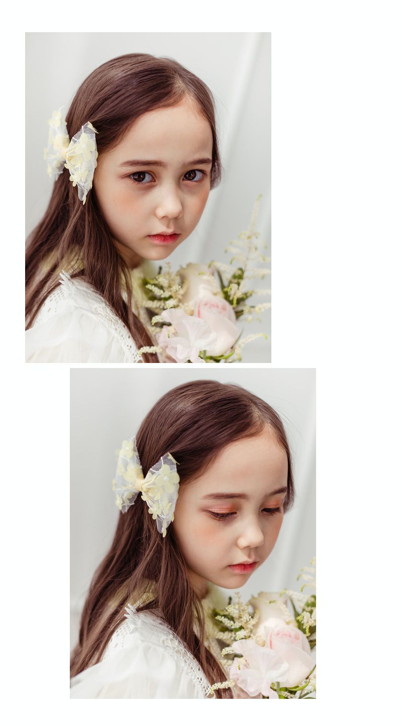 韓國 Bimbo Bimba - 髮飾禮盒組-蜜桃粉A