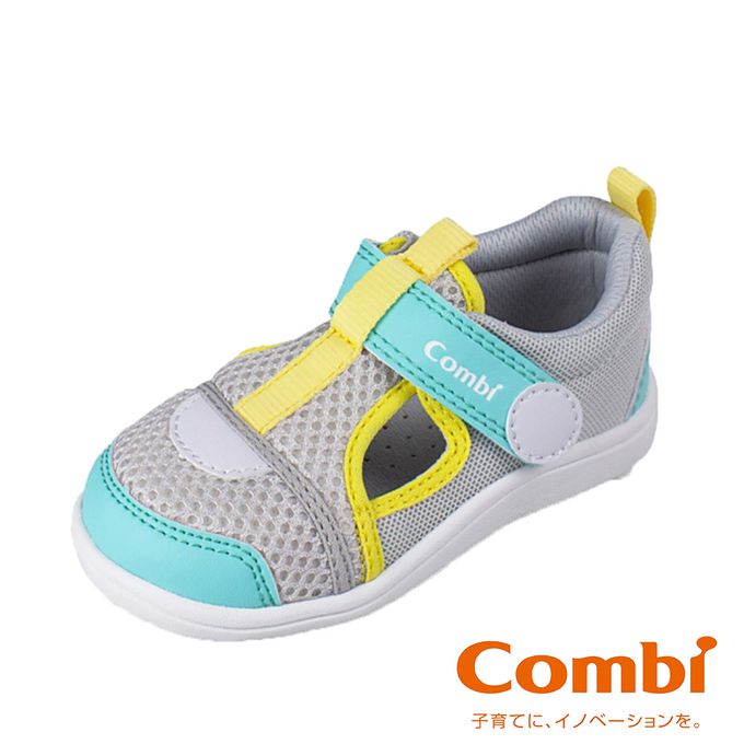 日本 Combi - COMBI醫學級NICEWALK兒童成長機能鞋(寶寶段)-休閒鞋-灰色