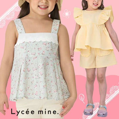 甜美女孩【日本 Lycee mine】夏季新品✿可愛又甜美的少女洋裝/短裙
