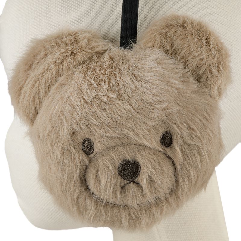 akachan honpo - 保暖耳罩-動物-咖啡色 (100cm)