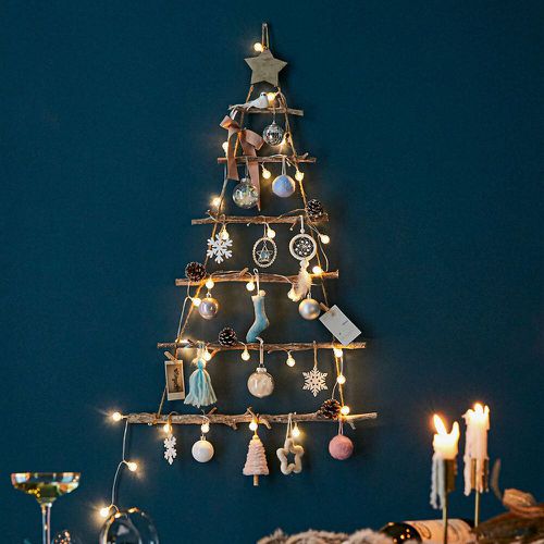 韓國 Bebe Deco - DIY聖誕樹/聖誕壁飾燈-棉花糖樂園 (樹高80cm，樹寬68cm，約0.6kg)-『LINE禮物專屬』
