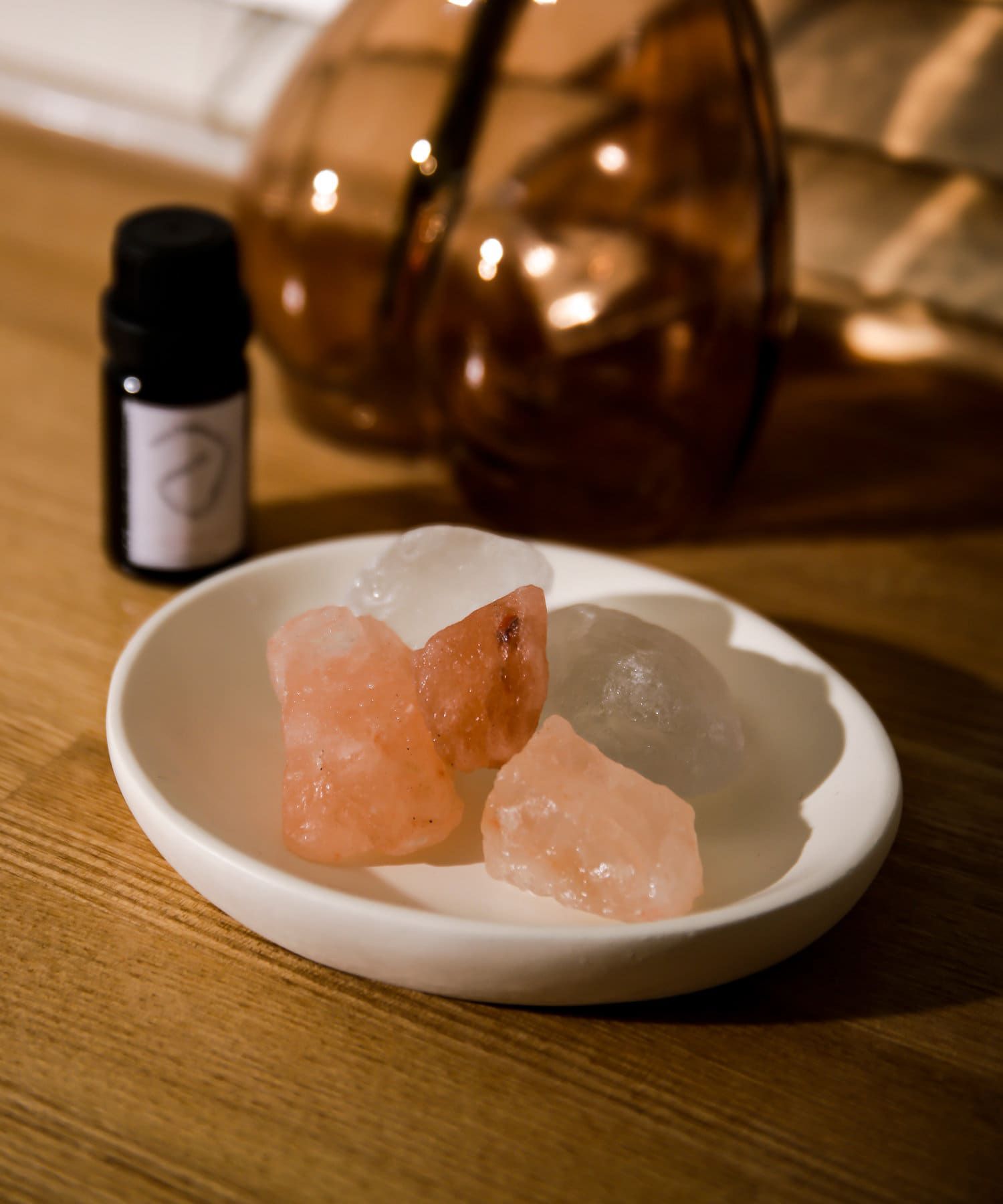 日本代購 - SHIMMER ROOM  療癒香氛開運能量擴香石-混色石-絢麗紫(甜橙麝香)