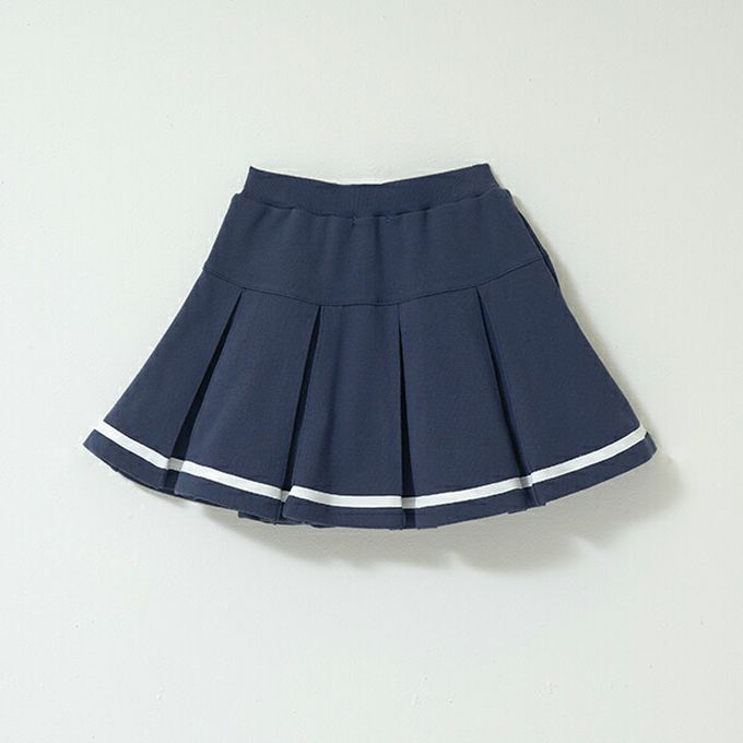 日本 Lycee mine - 水手風百摺短裙-(內襯安全褲)-粉紅