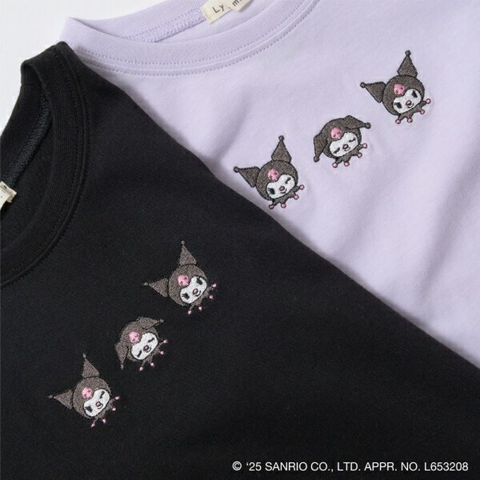 日本 Lycee mine - 可愛刺繡星星鏤空短袖上衣-卡通人物大耳狗-水藍