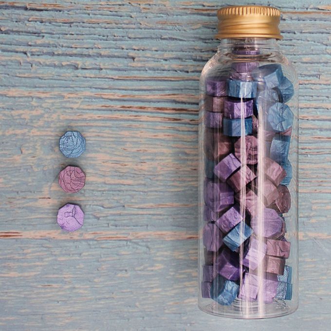 HAPPYMT - 火漆蠟粒大罐裝-無可救藥的浪漫-藍紫色系