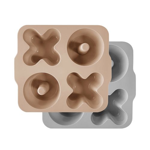 XO造型矽膠模具2入組-奶茶杏