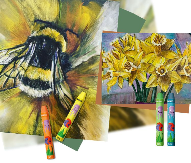 STABILO思筆樂 - Trio三角筆身兒童油性粉蠟筆 12色