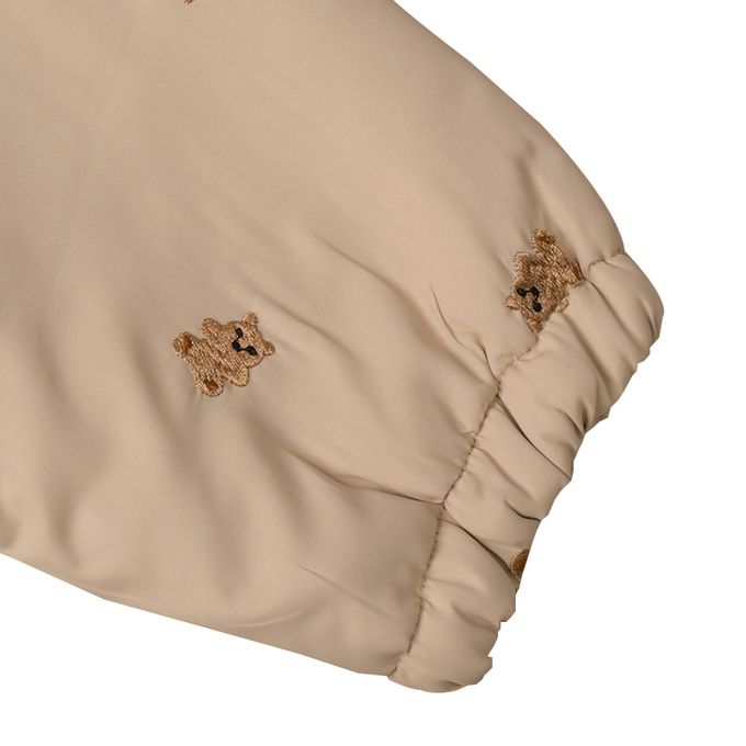 akachan honpo - 趣味夾克-滿版刺繡-淺卡其色