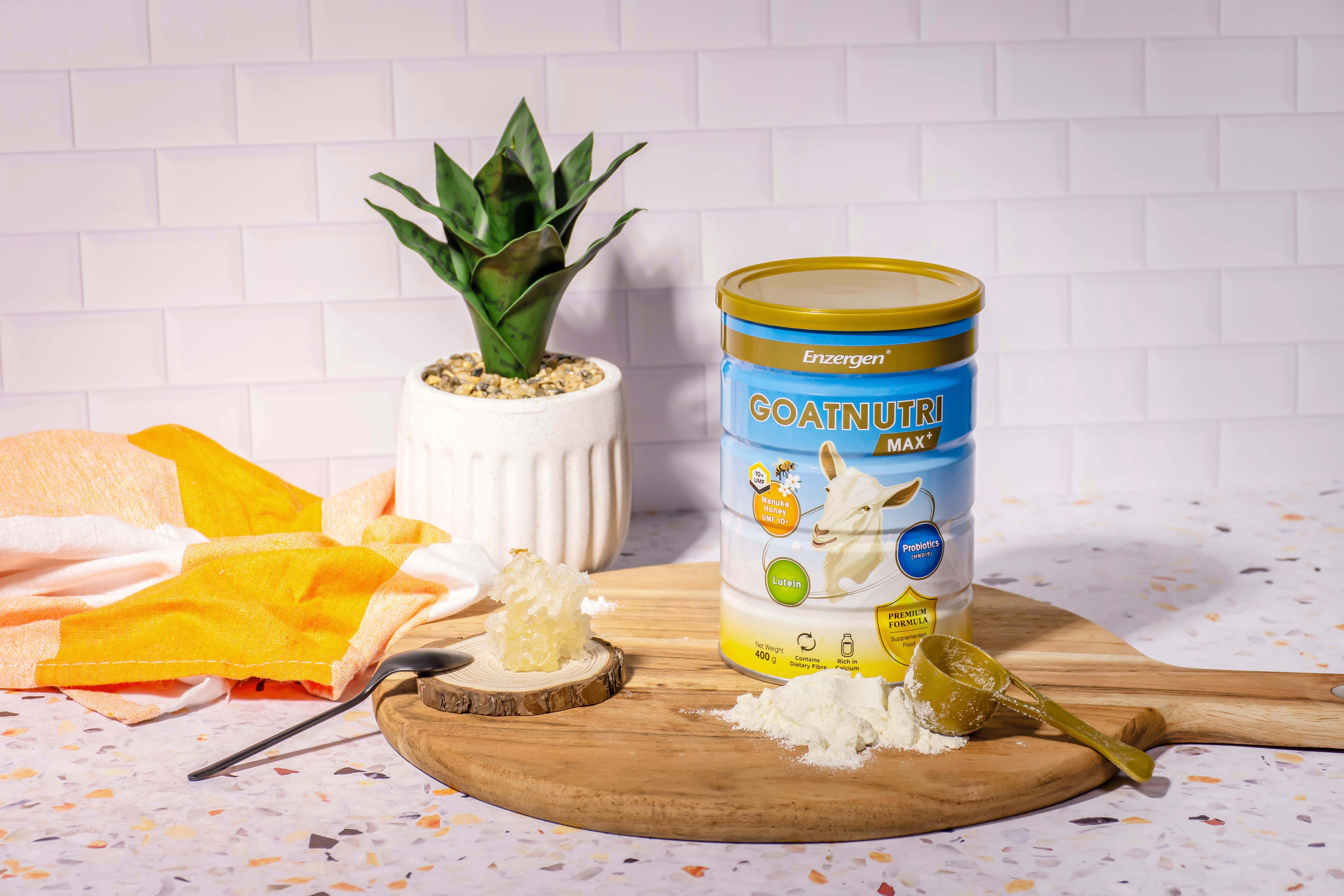 [紐西蘭] Enzergen® - 營養升級麥蘆卡蜂蜜羊奶粉-400g