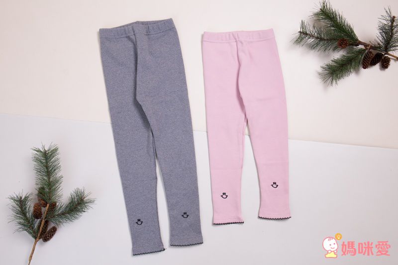 FANMOU - 內搭褲-蕾絲結-黑色