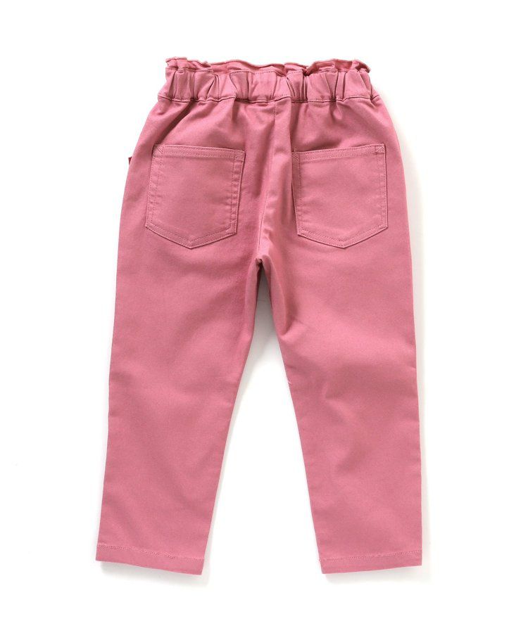 日本 apres les cours - 蝴蝶結口袋腰鬆緊長褲-黑白格