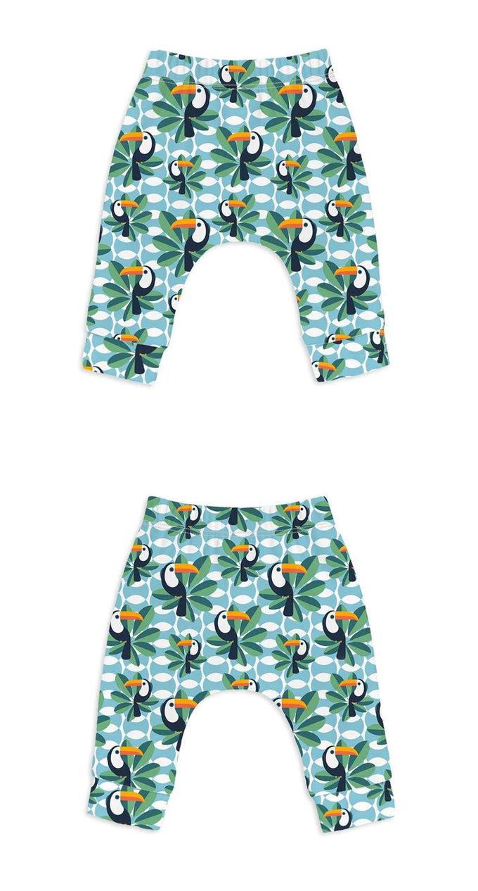 英國 SLEEP NO MORE - 100% 有機棉嬰幼兒長褲-大嘴鳥 (1.5-2 Y)