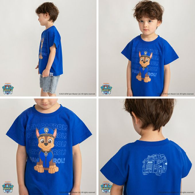 日本 BRANSHES - 限定聯名短袖上衣-卡通人物天天-粉紅