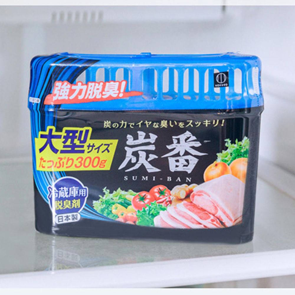 日本 小久保KOKUBO - 日本製冰箱淨味用備長炭除臭盒-3入