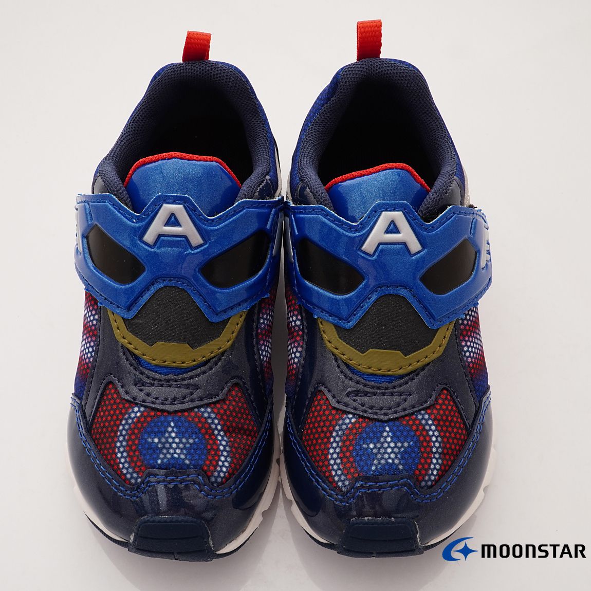 Moonstar日本月星 - 漫威運動鞋系列(中小童段)美國隊長-運動鞋-藍