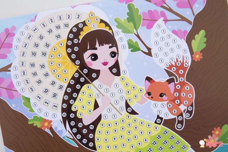 加拿大 Sticky Mosaics - 馬賽克拼貼-公主郊遊趣-2052 pcs