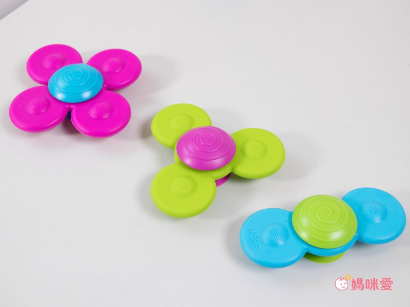 美國 FatBrain - 【熱賣】寶寶指尖陀螺-藍、綠、桃紅各1