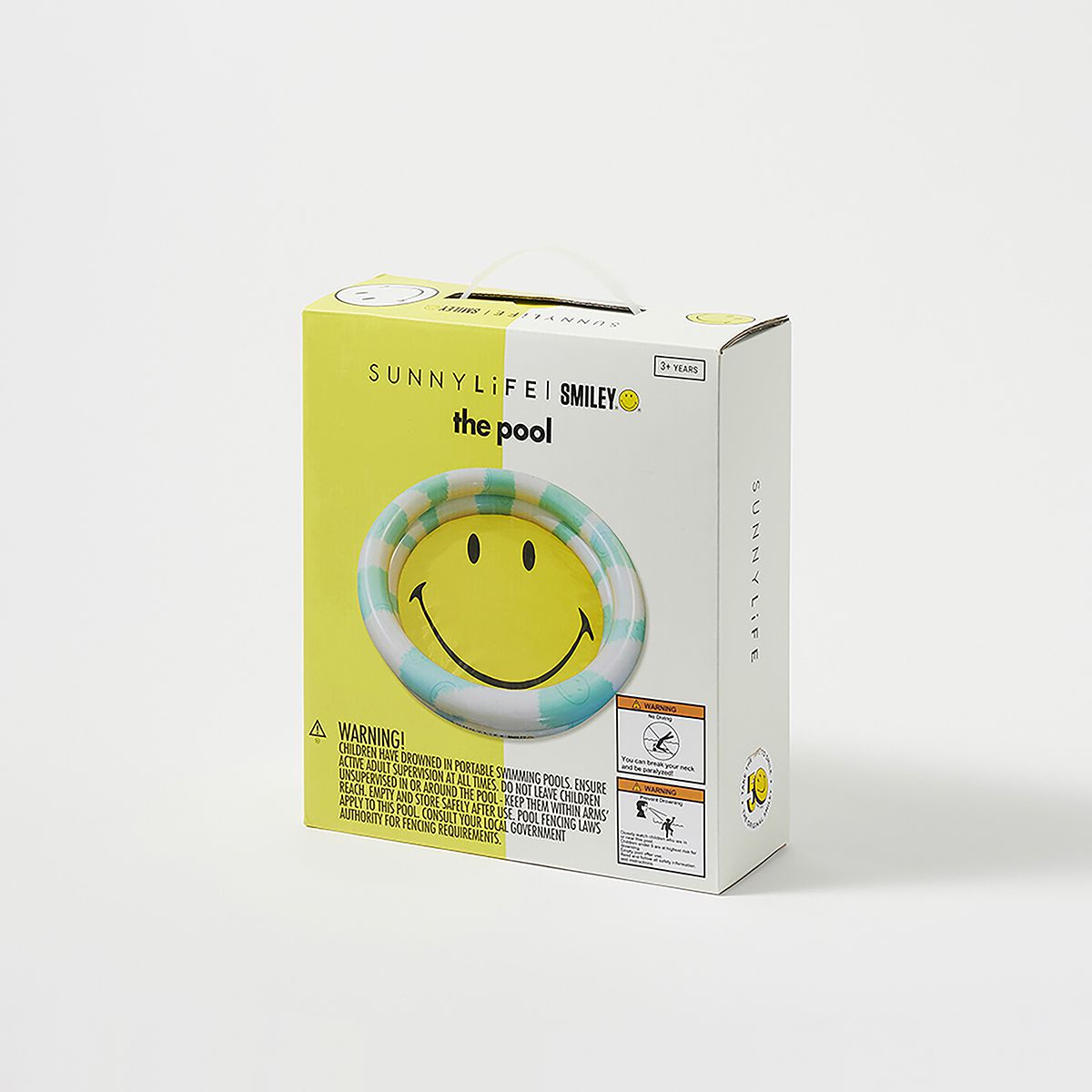 澳洲 Sunnylife - 充氣戲水池-smiley®微笑 (165 x 165 x 39公分)