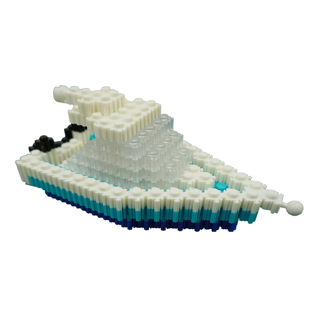 韓國 Color Story - 免燙拼豆包-3D立體遊艇(10mm)