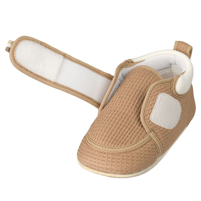 akachan honpo - 學步鞋-華夫格-咖啡色