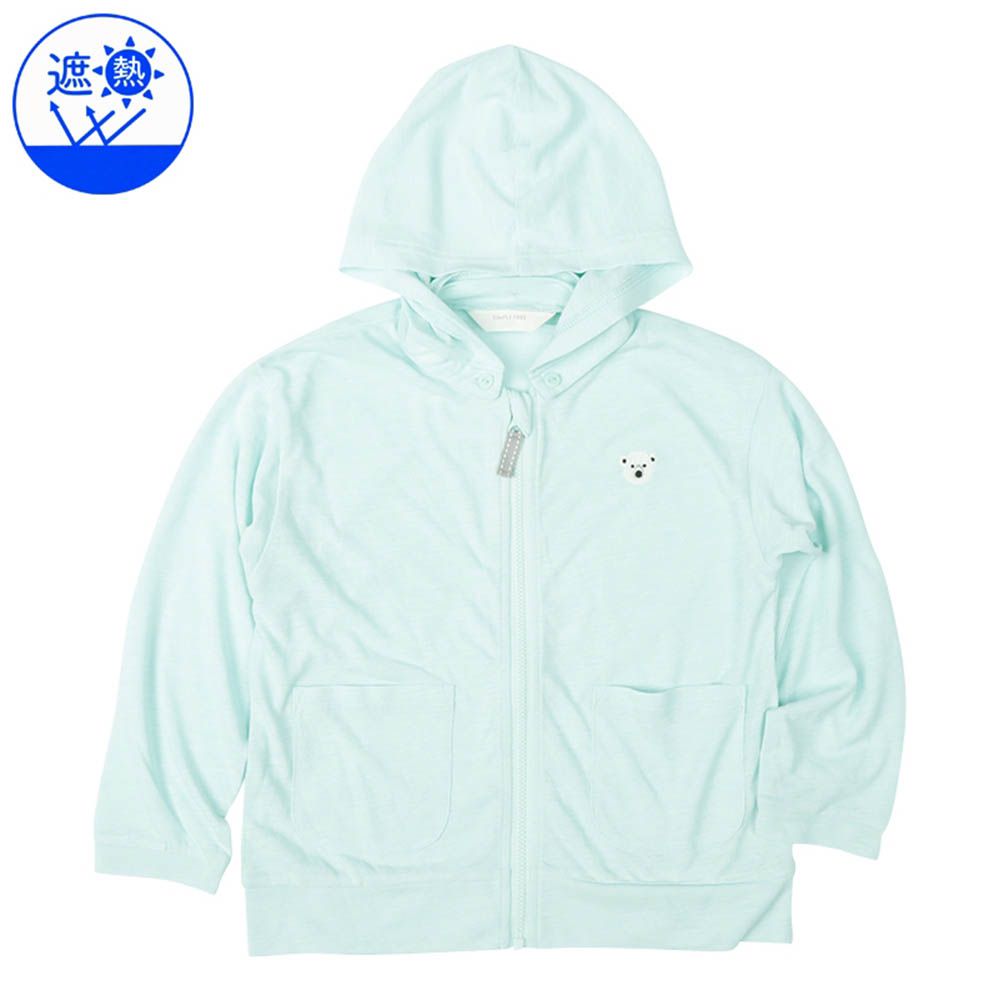 隔熱連帽外套-淺藍色