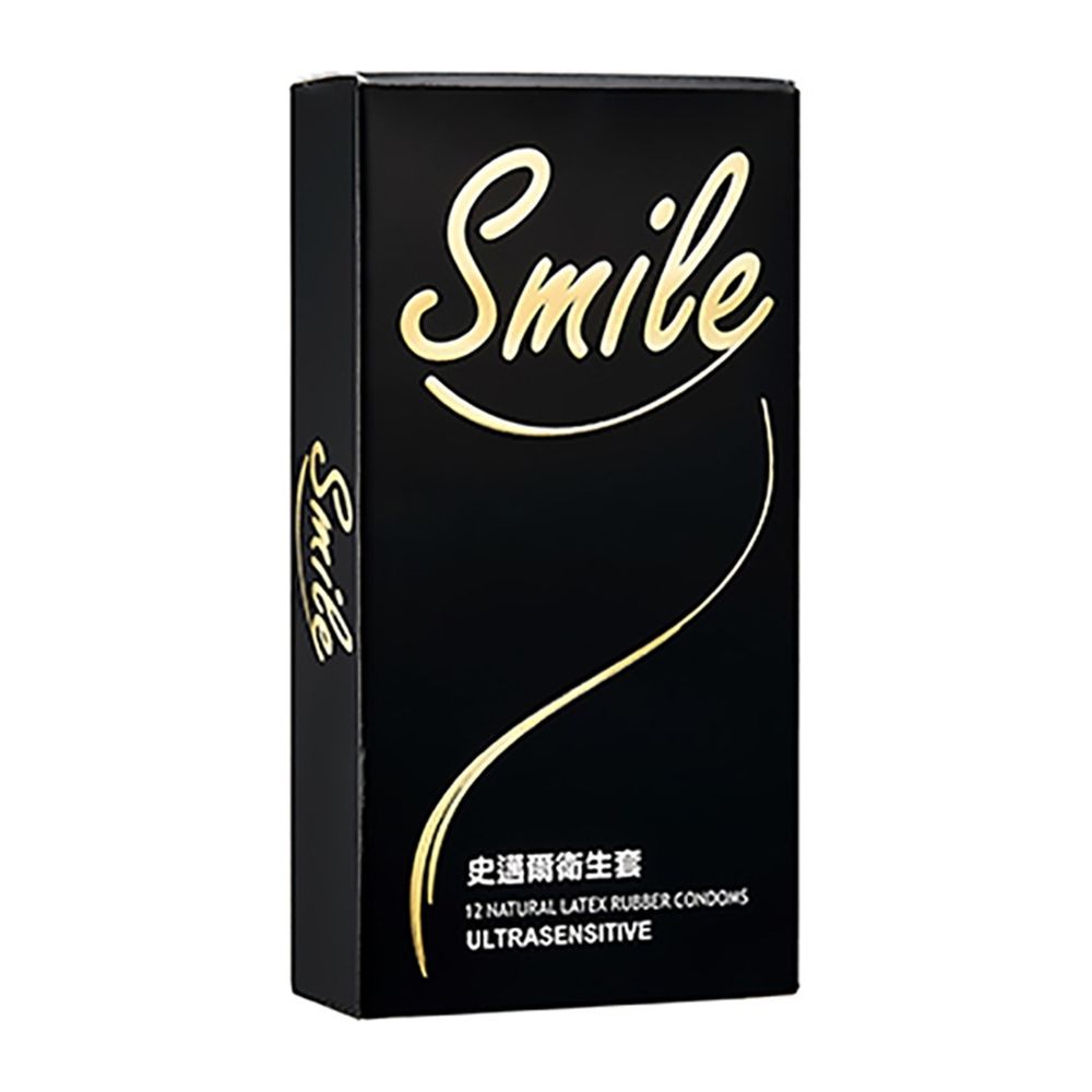 SMILE史邁爾 - 衛生套保險套-超薄 (3x6.5x13cm)-12入/盒