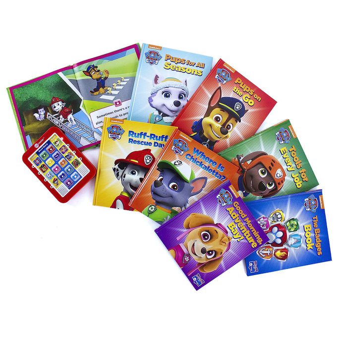 【汪汪隊立大功啟蒙有聲閱讀套書】ME Reader Electronic Reader and 8-Book Library: Paw Patrol