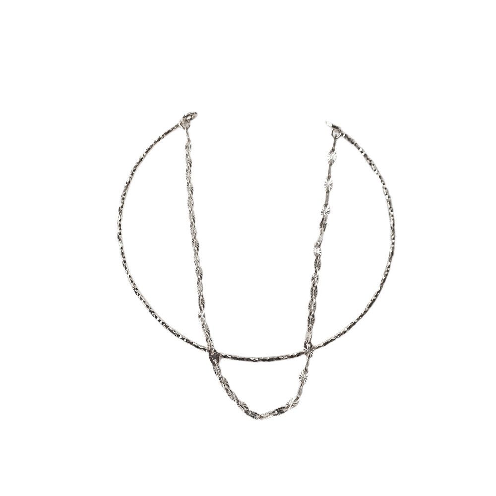 日本製 柔美細緻雙層手鏈-鏈條-銀