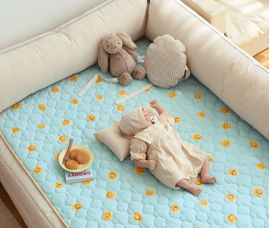 韓國 Prielle - 純棉防水墊-浪漫星空 (100*150cm)