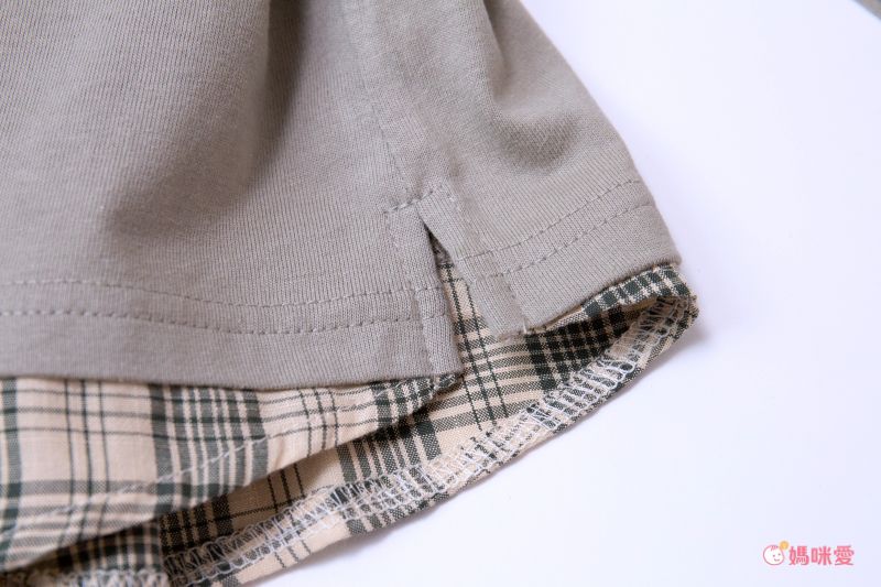 日本 PAIRMANON - 透氣二重紗 簡約薄長袖洋裝-孩子-洋紅